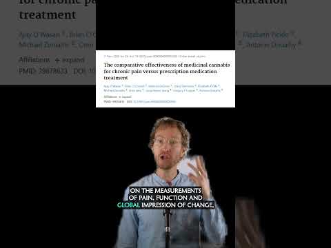 Pain: Cannabis vs Prescription Meds