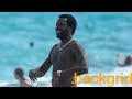 Meek Mill Enjoys A Sun Soaked Day On The Beach In Miami FL