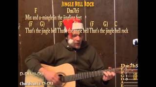 Jingle Bell Rock (Christmas) Strum Chord Guitar Cover Lesson with Lyrics Sing and Play