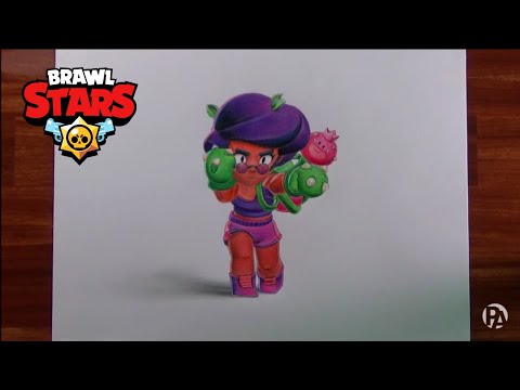 Dibujando a Rosa de Brawl Stars | PatrickART
