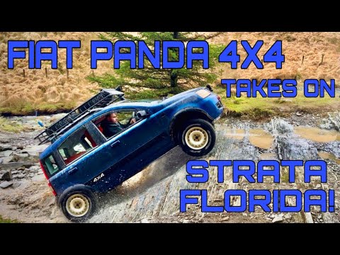 Fiat Panda 4X4 Takes On Strata Florida