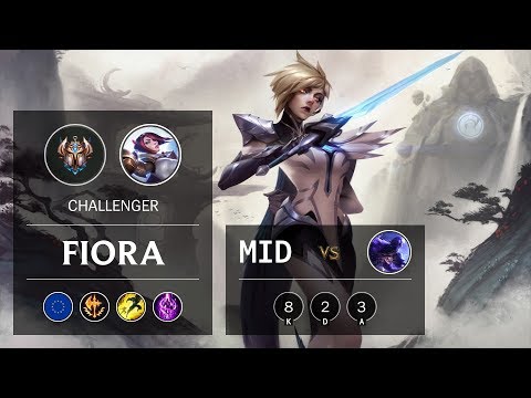 Fiora Mid vs Ryze - EUW Challenger Patch 9.9