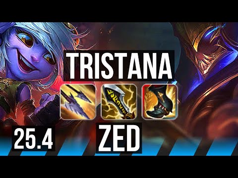 TRISTANA vs ZED (MID) | Dominating | EUW Diamond | 25.4