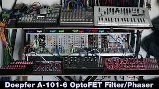 Video thumbnail for Eurorack Filter Shootout (Doepfer, Erica Synths, FSS, Moog, Behringer, Makenoise, Synthrotek, 2hp) by moinlabs