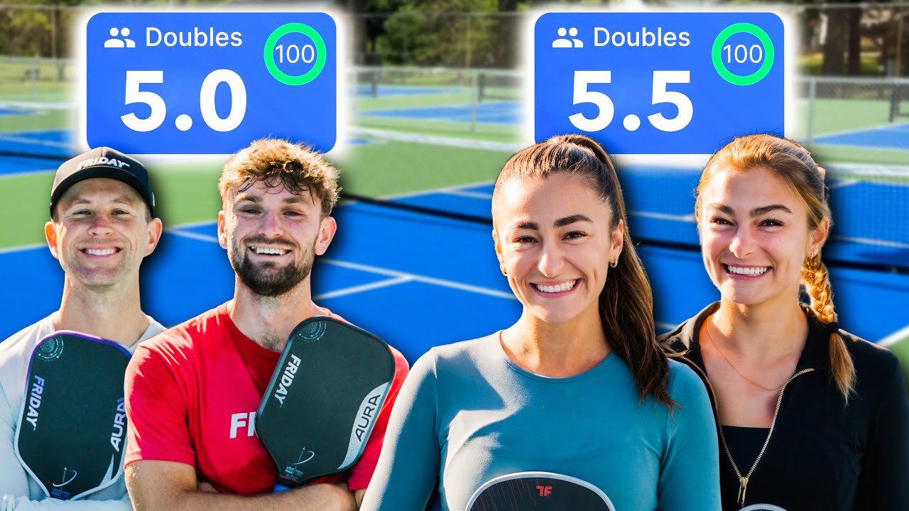 Can 5.0 Men Beat 5.5 Pro Women?? (Walker Sisters)