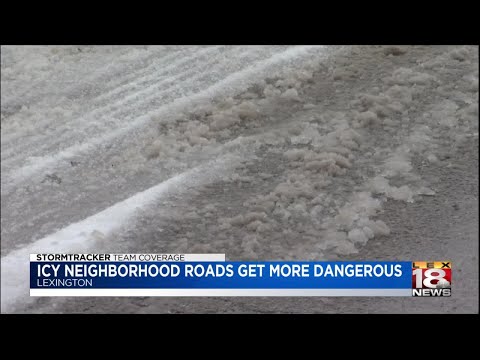 Neighborhoods in Lexington getting icy