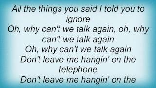 Skin - Hangin&#39; On The Telephone Lyrics