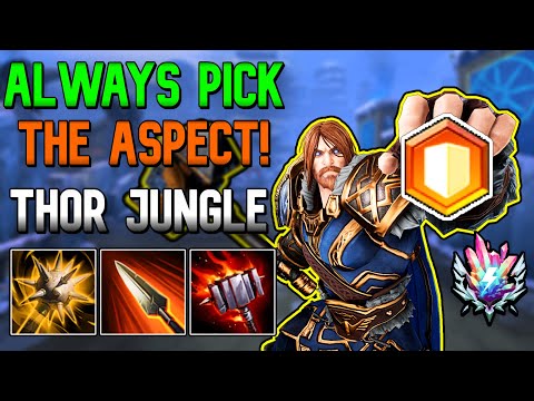 ALMOST 100K DAMAGE WITH ASPECT! - Smite 2 Thor Jungle Gameplay Deity
