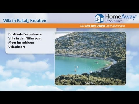 Istrien: Rustikale Ferienhaus-Villa in der Nähe vom Meer im ruhigen - FeWo-direkt.de Video