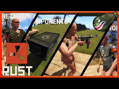 Rust Skins | 2/2/17 Skin Preview, Tank SMG, Ghillie Poncho, Component Chest+ (Rust Skins)
