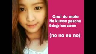 Apink-Wishlist (easy lyrics)