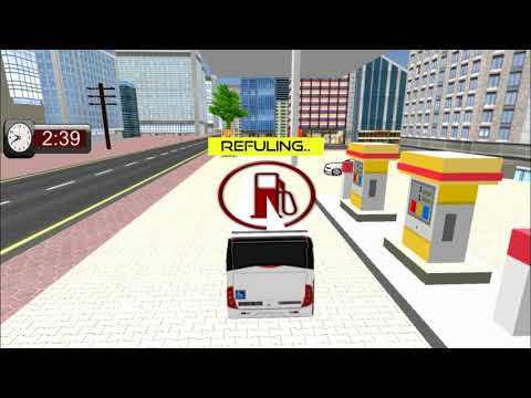Bus Wash Tuning: Gas Station Parking Bus Simulator Video
