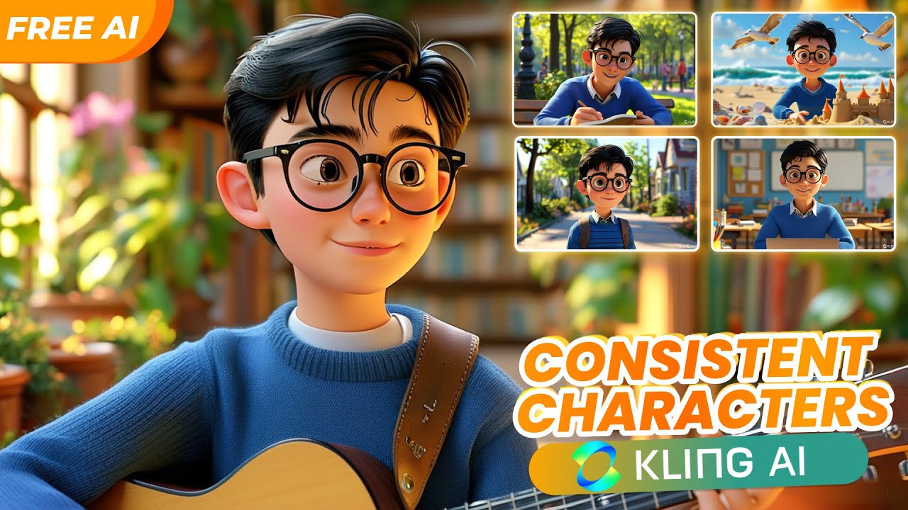 Full Course - How to Create 3D Consistent Character with Kling AI