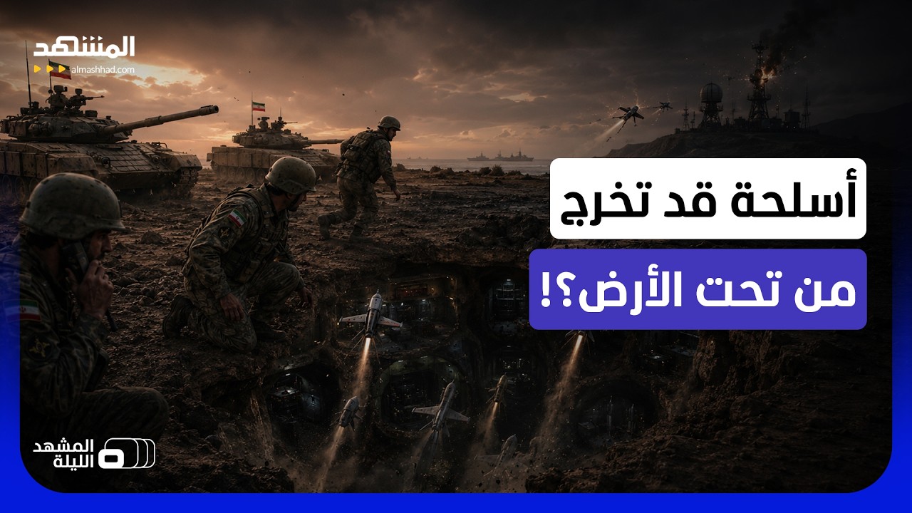 هل توجد في إيران أسلحة إسرائيلية وأميركية تحت الأرض تتأهب للمباغتة في الوقت ?