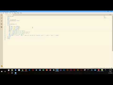 Javascript Basic Scripting With Variables And Alerts