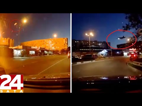 Dramatična snimka pada ruskog vojnog aviona: Vidi se i pilot koji se spasio