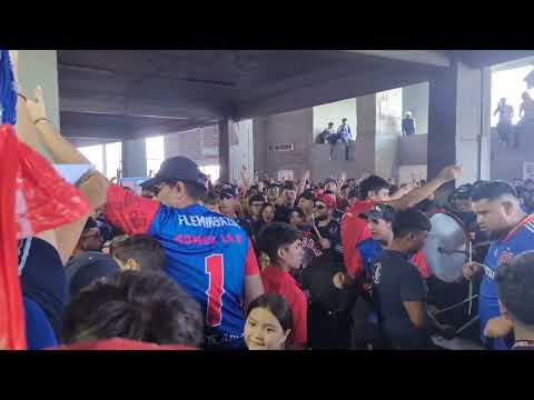 "SOMOS LOS HINCHAS MAS ANARQUISTAS - U DE CHILE VS Coquimbo - CAMPEONATO NACIONAL 2024" Barra: Los de Abajo &bull; Club: Universidad de Chile - La U