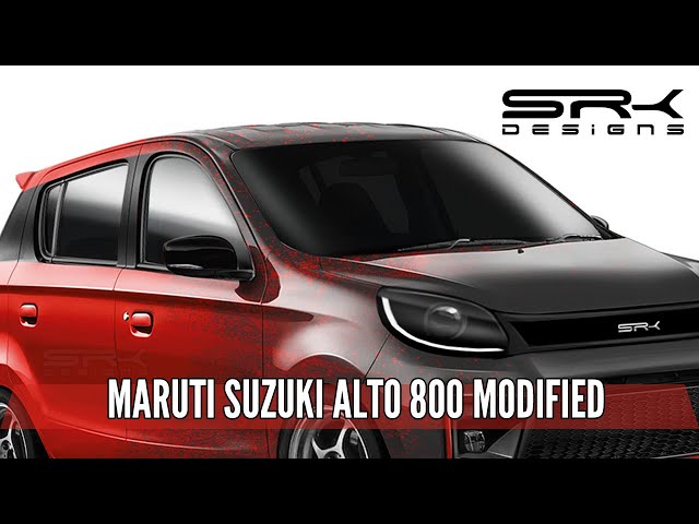 This Modified Maruti Suzuki Alto 800 Is The Wildest One You'll Ever See