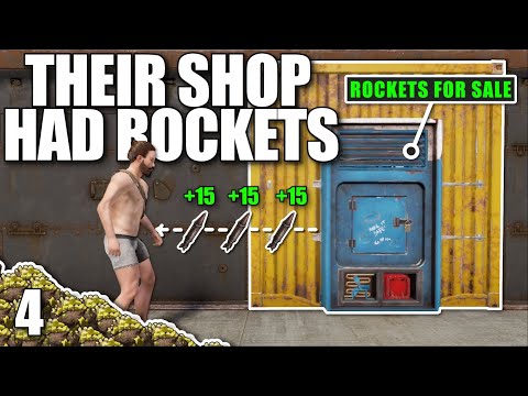 I STOLE A CLANS ROCKETS FROM THEIR SHOP | Solo Rust