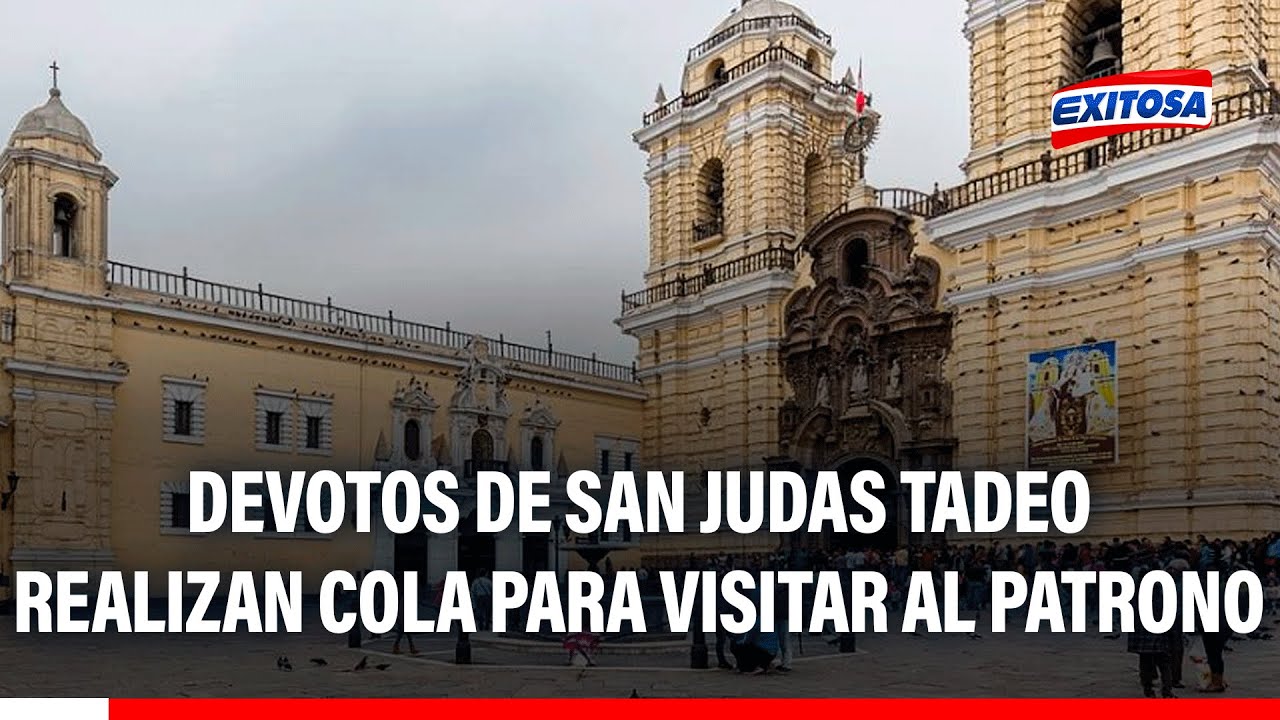🔴🔵  Cientos de fieles del San Judas Tadeo se reúnen en el Convento de San Francisco de Asís.