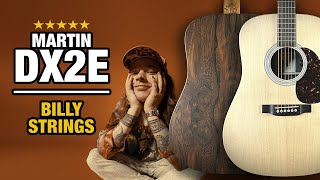 Video thumbnail for The Martin Billy Strings Model DX2E (with Brazilian Rosewood HPL) by Acoustic Letter