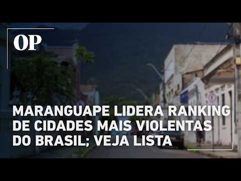 Maranguape lidera ranking de cidades mais violentas do Brasil, aponta Anuário; veja lista