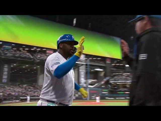 【4回裏】今季エスコン初アーチ!! ファイターズ・レイエスの第2号ホームランで反撃開始!! 2025年4月4日 北海道日本ハムファイターズ 対 オリックス・バファローズ