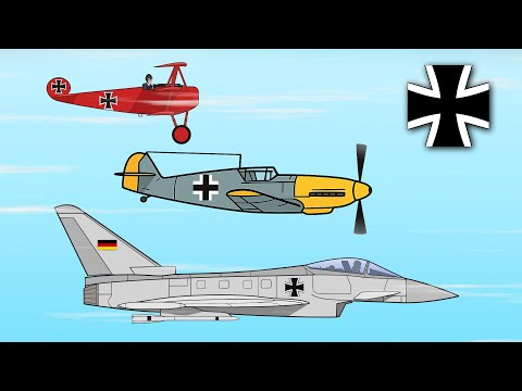 The Evolution of German airfighters - Animation video