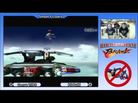 Birmingham Brawl 3 Smash 4 Singles LF - GeorgeTHPS (Greninja) vs. PS|Pudd (Ness)
