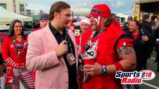 Tailgate Feud - NRG Blue Lot Before Patriots vs Texans
