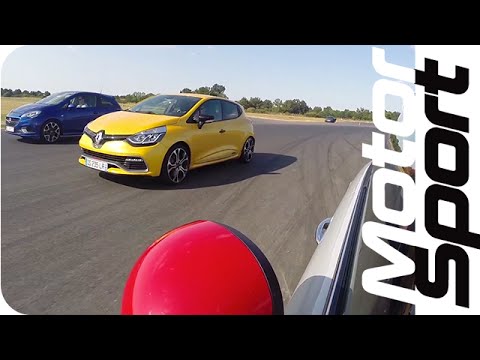DRAG RACE : Clio RS Trophy VS Mini JCW VS Corsa OPC (Motorsport)