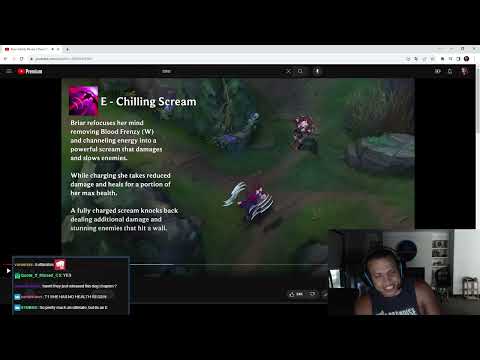 Tyler1 reacts to new champion Briar ability reveal