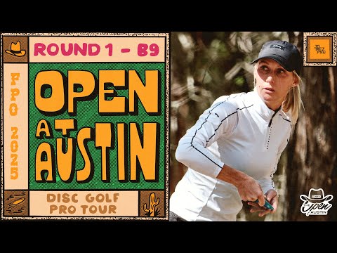 2025 MVP's Open at Austin | FPO R1B9 | Scoggins, Saarinen, Handley, Allen | Jomez Disc Golf