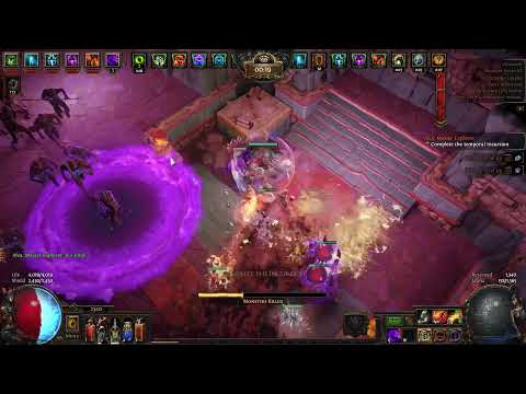 POE 3.16 Elementalist chaos nuclear｜My best 3.17 league starter