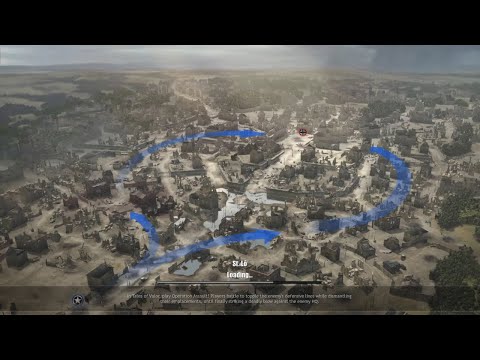 Company of Heroes: Invasion of Normandy Campaign Playthrough Part 10 (Saint. Lo, No Commentary)