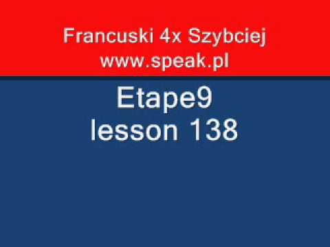 French Lesson Etape9 lesson 138 - Direct Method Speak.pl