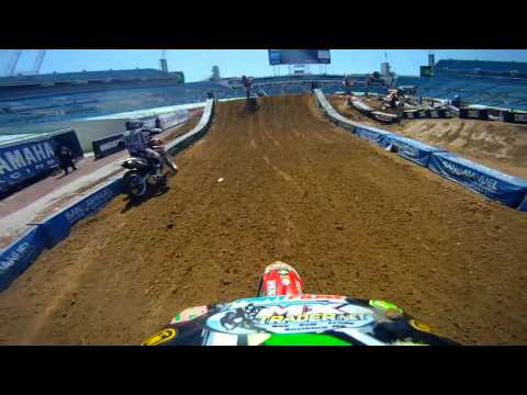 GoPro HD:  AJ Catanzaro Practice - Jacksonville Monster Energy Supercross 2011