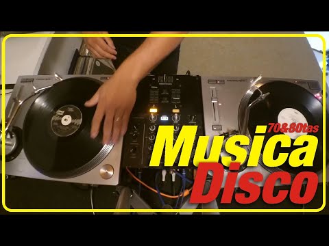 MUSICA DISCO 70s & 80s COMPILADO MIX con VINILOS!!