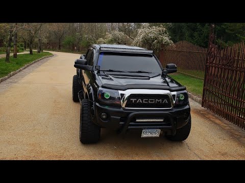 Toyota tacoma retrofit multicolores toyota tacoma custom headlights
