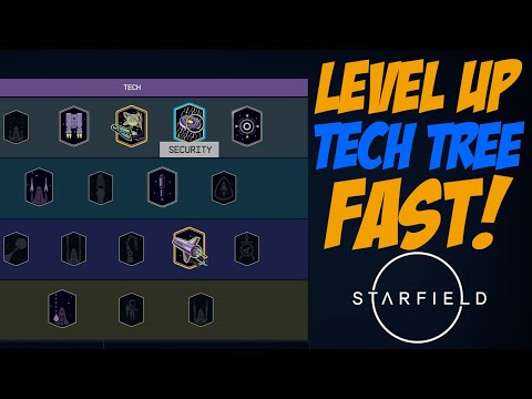 LEVEL UP the TECH TREE and PILOTING SUPER FAST! | Starfield