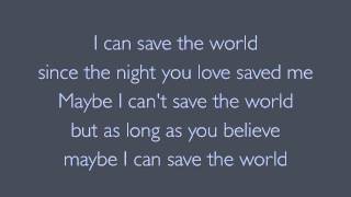 Save The World Bon Jovi lyrics