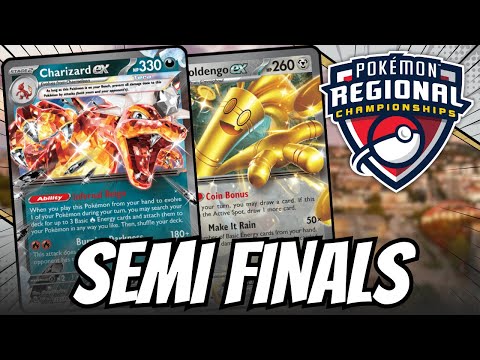 Charizard ex vs Gholdengo ex — Stuttgart Regional 2026 Semi-Finals | Pokémon TCG
