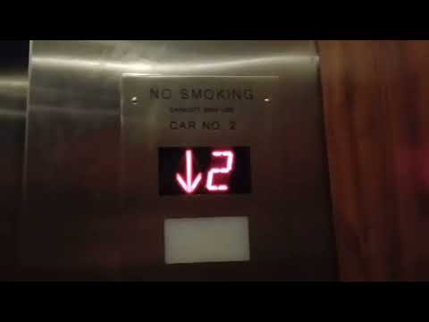 ATLANTA GA United States Hydraulic elevator at a very strange looking Budgetel 