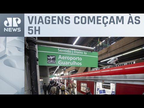 Expresso Aeroporto da CPTM, de São Paulo a Guarulhos, começa a operar na estação Barra Funda