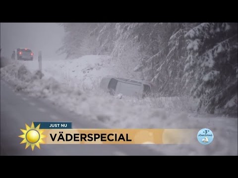 "Har vräkt ner snö - och det är inte slut än" - Nyhetsmorgon (TV4)