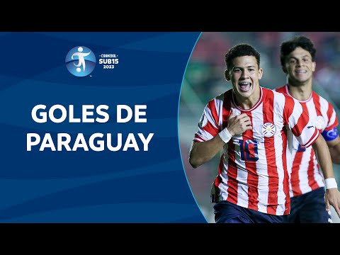 TODOS LOS GOLES DE PARAGUAY CAMPEÓN DE LA CONMEBOL SUB 15 2023