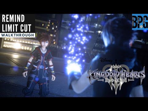 Kingdom Hearts 3 - ReMind DLC Limit Cut Full Playthrough - Final Fantasy Returns - All Endings