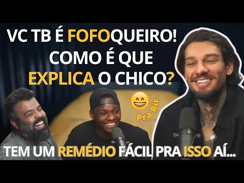 LUCAS LUCCO fala de LUÍSA SONZA e CHICO, com BAPTISTA no Flow Podcast - Momento Engraçado...