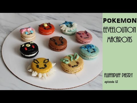 Eeveeloution Macarons DIY |Pokemon Sun & Moon| - Fluffnpuff Pastry