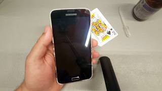 Disassembly Samsung galaxy S5 SM-G900F without broke display.